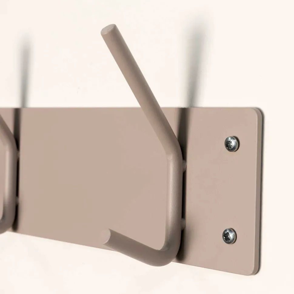 Garderobe Hakenleiste in Taupe - Simorica