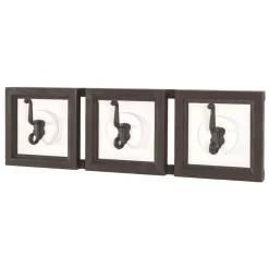 Garderobe in Dunkelbraun & Weiß - Scontira