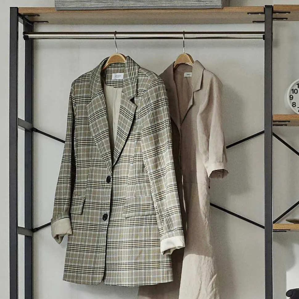 Garderobe mit 5 Fächern & Stange - Jaruneda