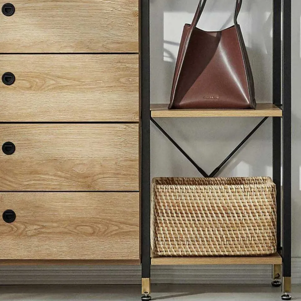 Garderobe mit 5 Fächern & Stange - Jaruneda