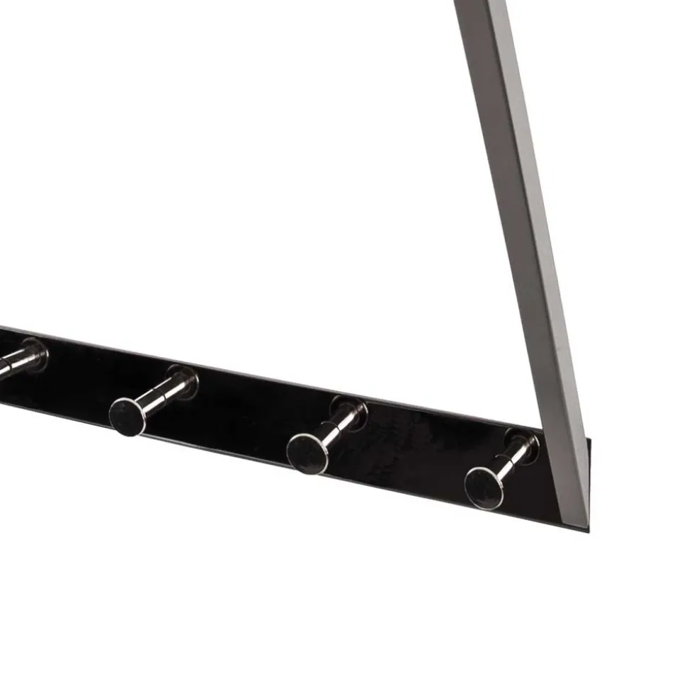 Garderobe Novo in Schwarz Weiß