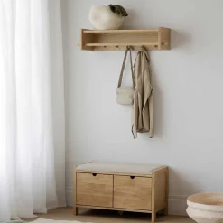 Garderobe und Bank Kombi - Pastranac (zweiteilig)