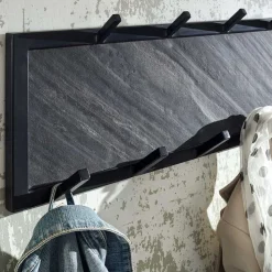 Garderoben Möbel in Anthrazit & Schwarz - Belgica (zweiteilig)