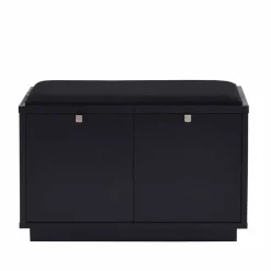 Garderoben Sitzbank Geskan in Schwarz