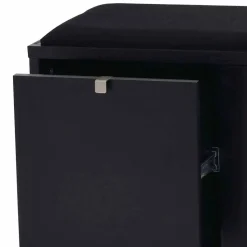 Garderoben Sitzbank Geskan in Schwarz