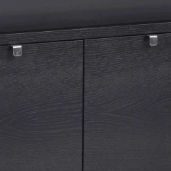 Garderoben Sitzbank Geskan in Schwarz