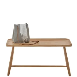 Garderobenbank aus massivem Eichenholz - Gangizo