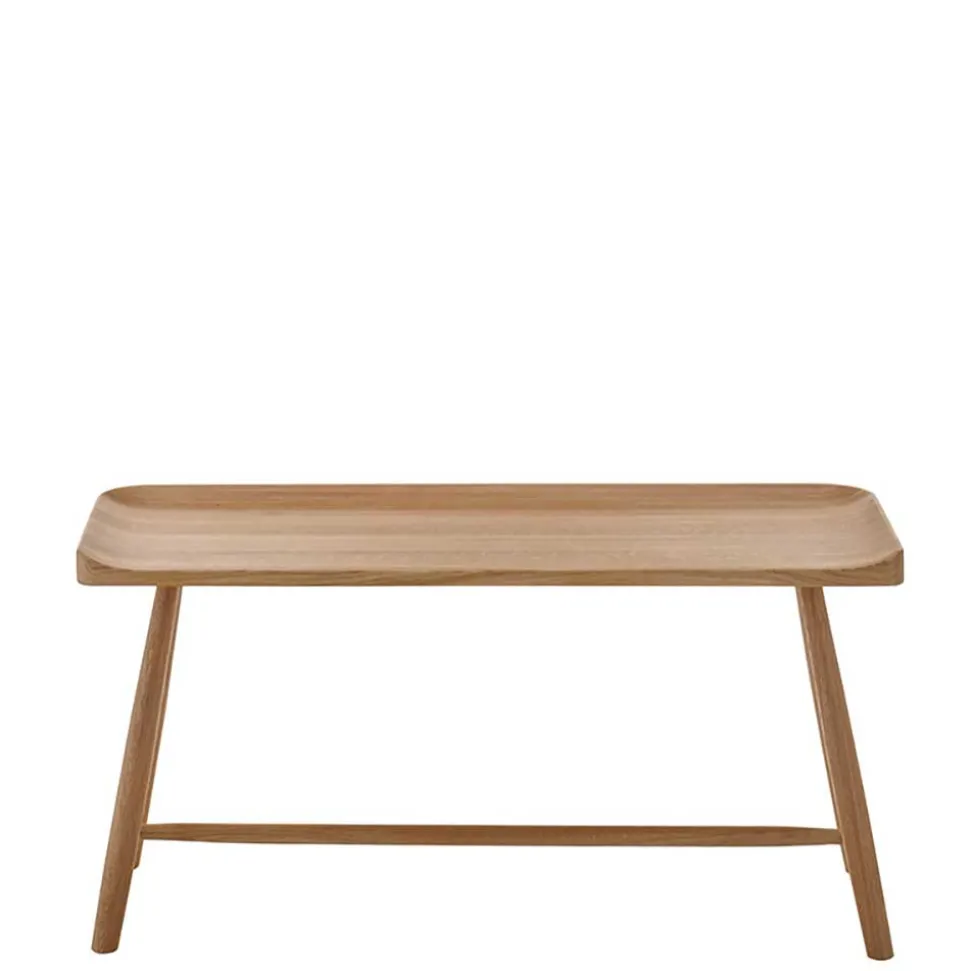 Garderobenbank aus massivem Eichenholz - Gangizo