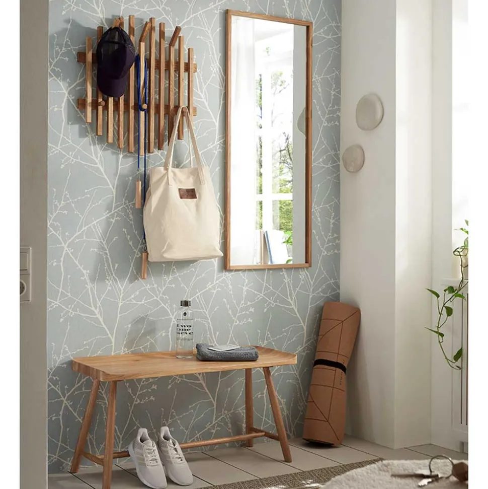 Garderobenbank aus massivem Eichenholz - Gangizo