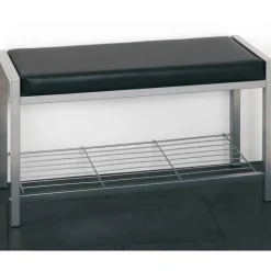 Garderobenbank Basilia in Schwarz