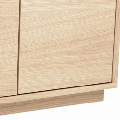 Garderobenbank Vaxos mit Eiche furniert