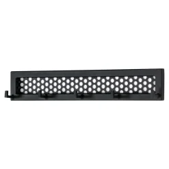 Garderobenhakenleiste aus Stahl in Schwarz - Orcia