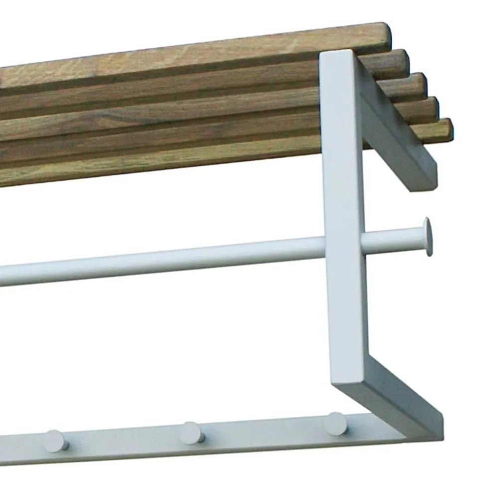 Garderobenmöbel in Weiß Natur - Marcios (zweiteilig)