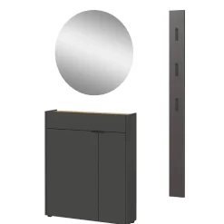 Garderobenmöbel Set 97 cm breit - Sidgarus (dreiteilig)