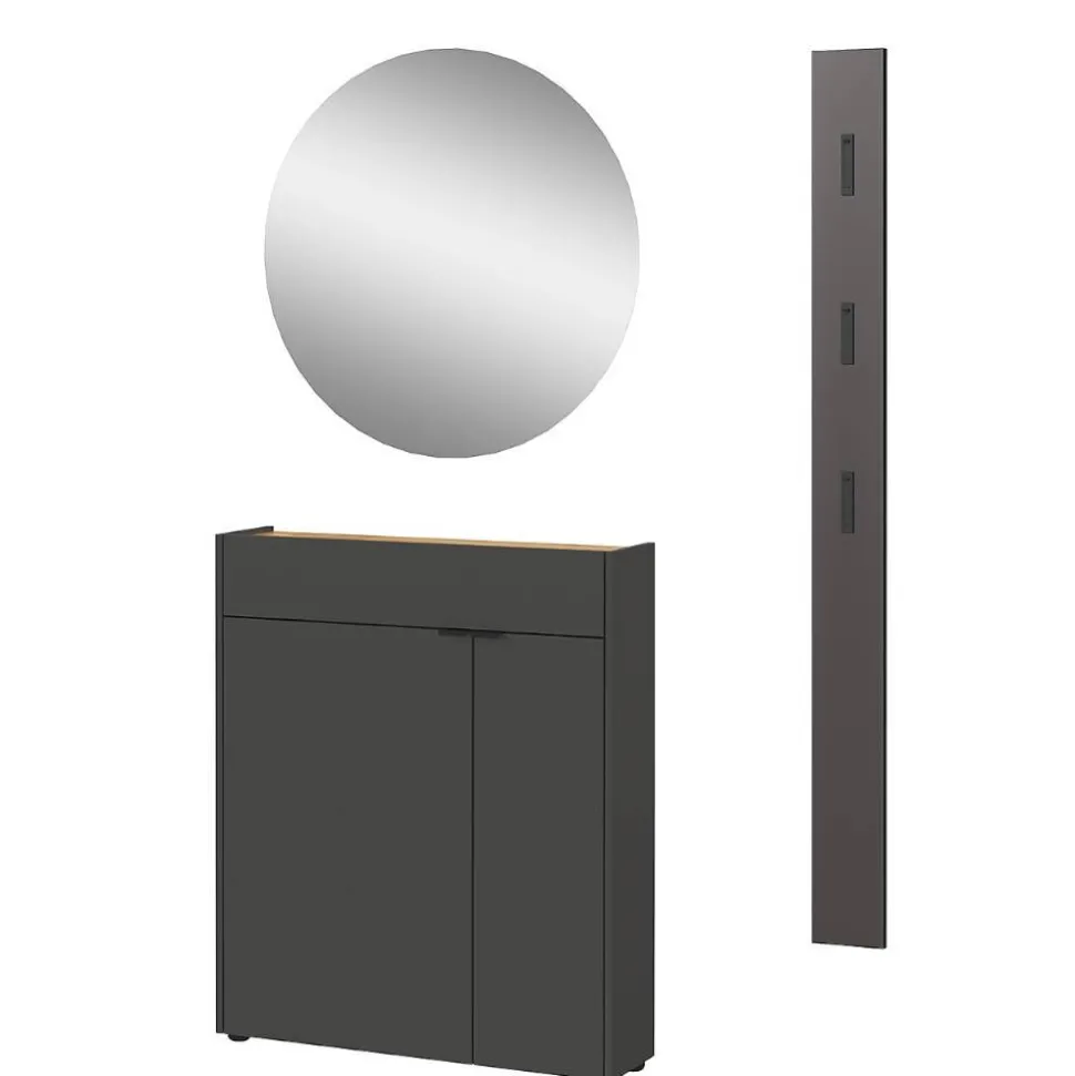 Garderobenmöbel Set 97 cm breit - Sidgarus (dreiteilig)