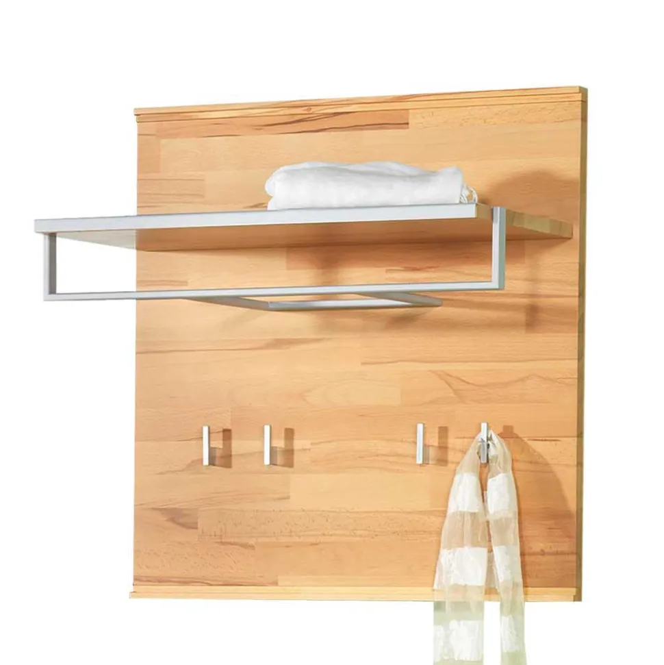 Garderobenmöbel Set Coestra aus Kernbuche Massivholz (dreiteilig)