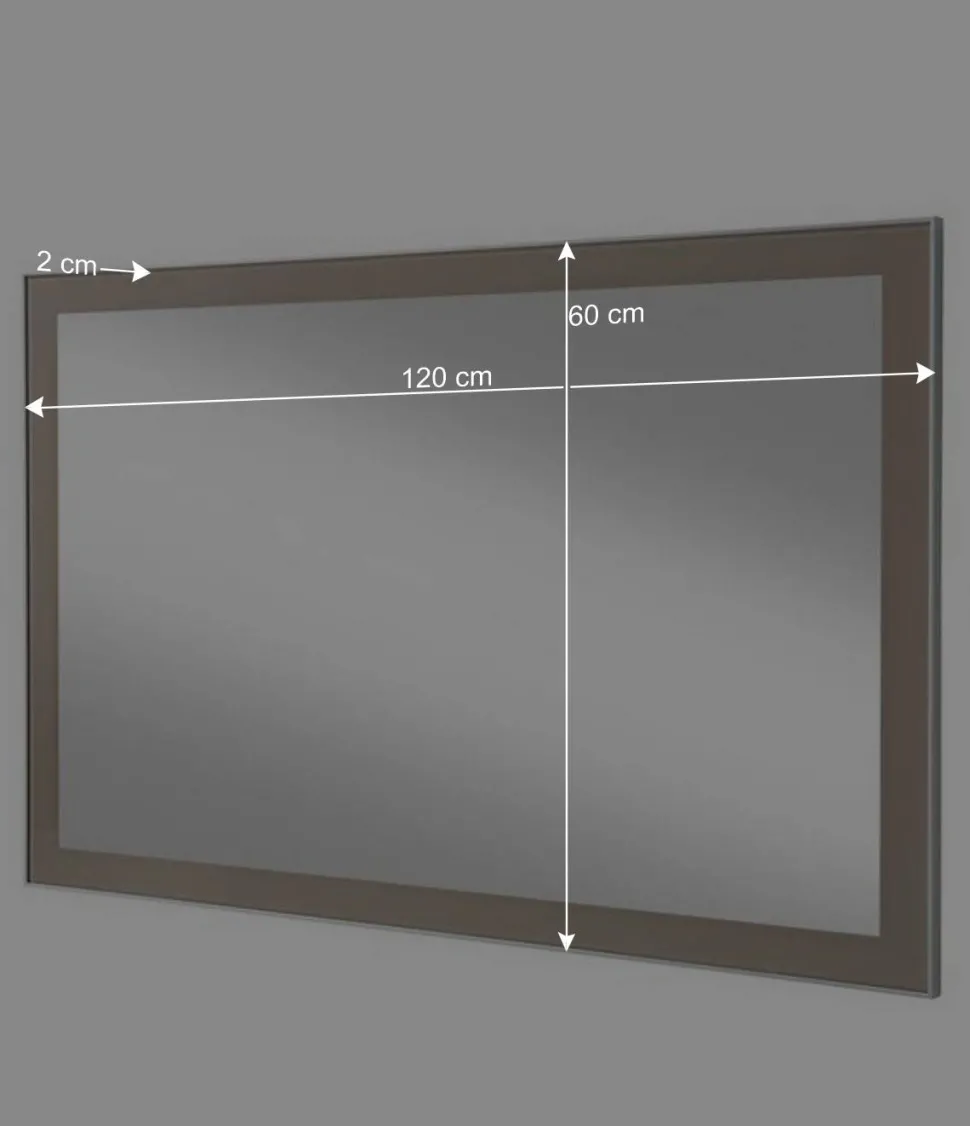 Garderobenmöbel Set Srocca in Taupe Glas beschichtet (dreiteilig)