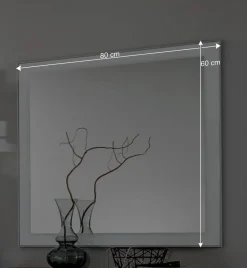 Garderobenmöbel Set Wynoca in Weiß Glas beschichtet (fünfteilig)