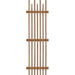 Garderobenpaneel aus Eichenholz Leisten - Gangizo