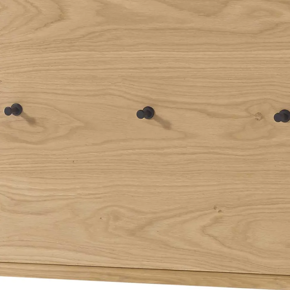 Garderobenpaneel aus massiver Wildeiche - Vardriva