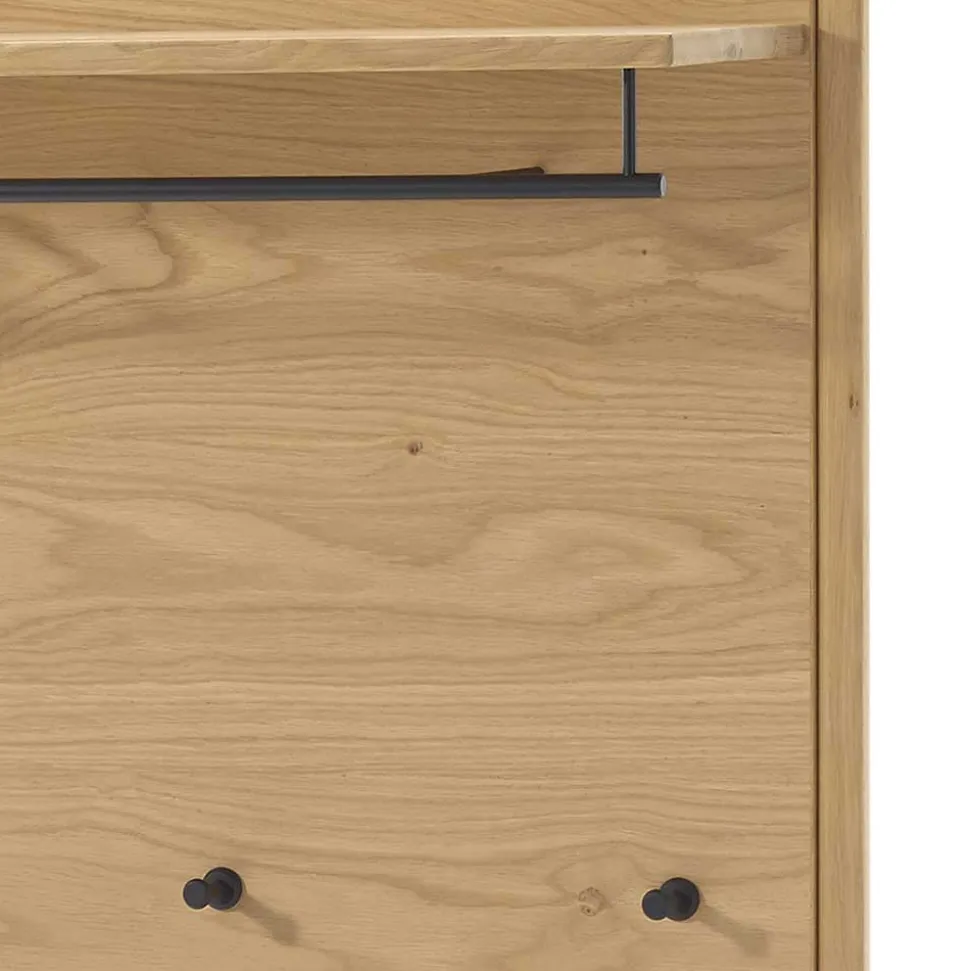 Garderobenpaneel aus massiver Wildeiche - Vardriva