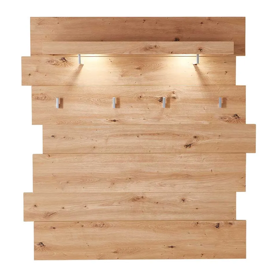 Garderobenpaneel in Holz Optik Wildeiche - Symbrosia