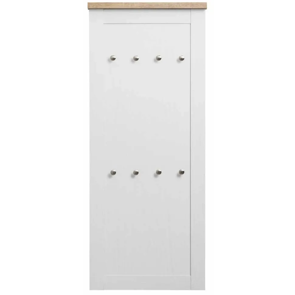 Garderobenpaneel mit 8 Kleiderhaken - Nudion