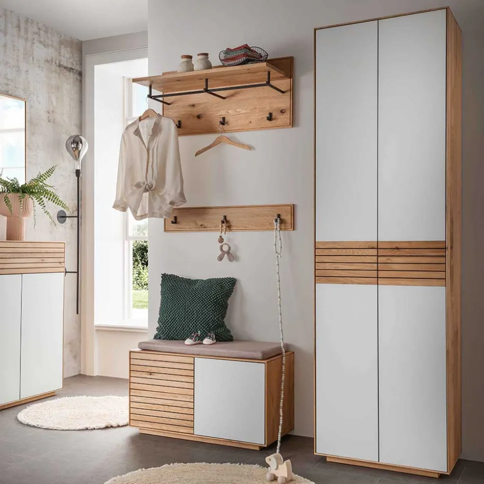 Garderobenschrank aus Asteiche Massivholz - Zonga