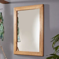 Garderobenspiegel Uvinessa aus Wildeiche Massivholz