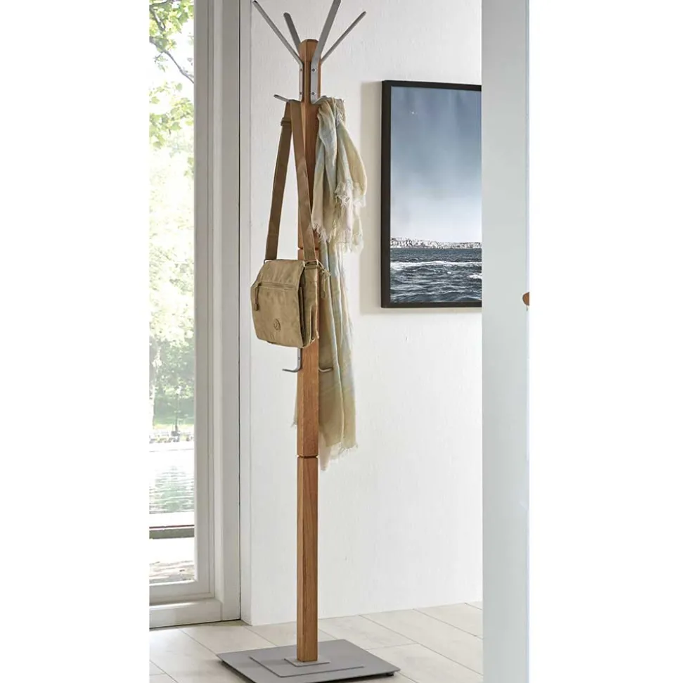Garderobenständer aus Eiche Massivholz - Lagaska