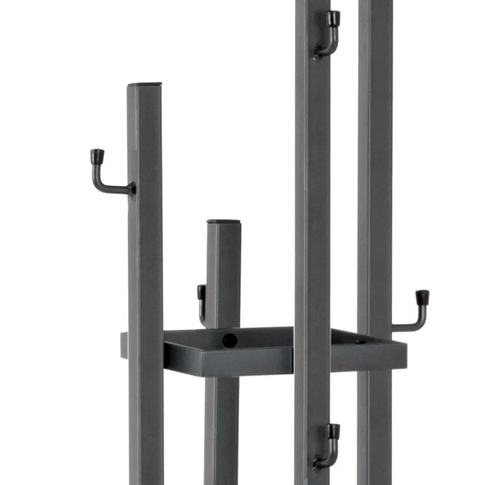 Garderobenständer aus Stahl & Glas - Ruhnau