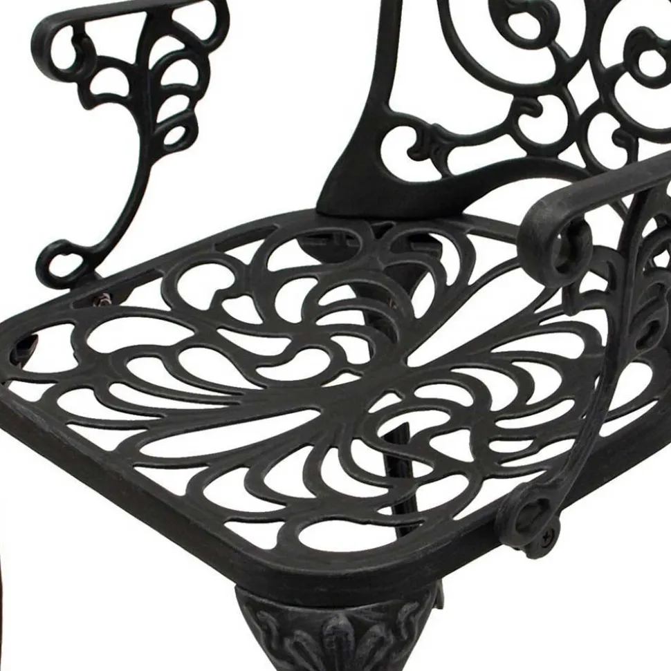 Garten Aluguss Sitzgruppe für 4 Personen - Berucas (fünfteilig)