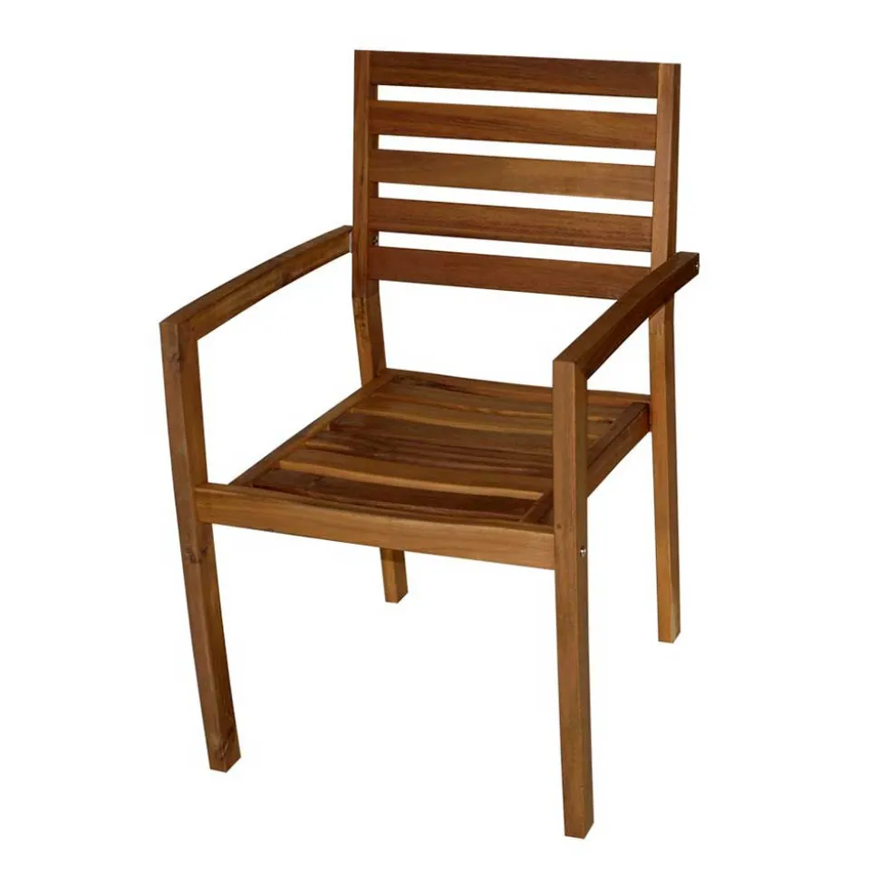 Garten Armlehnenstühle aus Akazie - Alpes (2er Set)