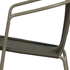 Garten Armlehnenstühle in Oliv Grün - Puertos (4er Set)