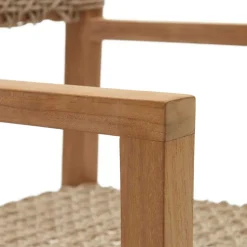 Garten Armlehnstühle aus Teak Massivholz - Conave (2er Set)