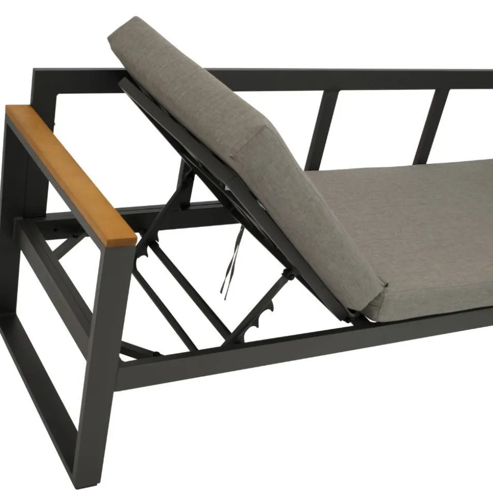 Garten Ecksofa und Tisch Set - Asmatio (zweiteilig)