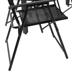 Garten Essgruppe in Schwarz - Kameron (siebenteilig)