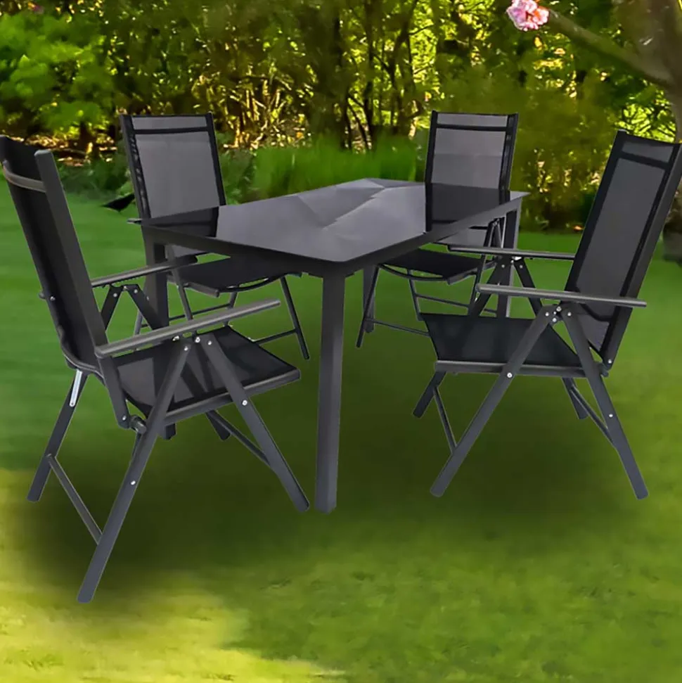 Garten Esstischgruppe Set - Trexana (fünfteilig)