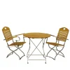 Garten Klapptisch & 2 Klappstühle - National (dreiteilig)