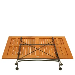 Garten Klapptisch aus Eukalyptusholz & Stahl - Nesaris