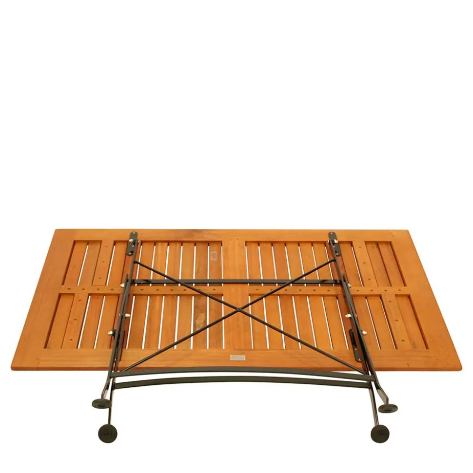 Garten Klapptisch aus Eukalyptusholz & Stahl - Nesaris