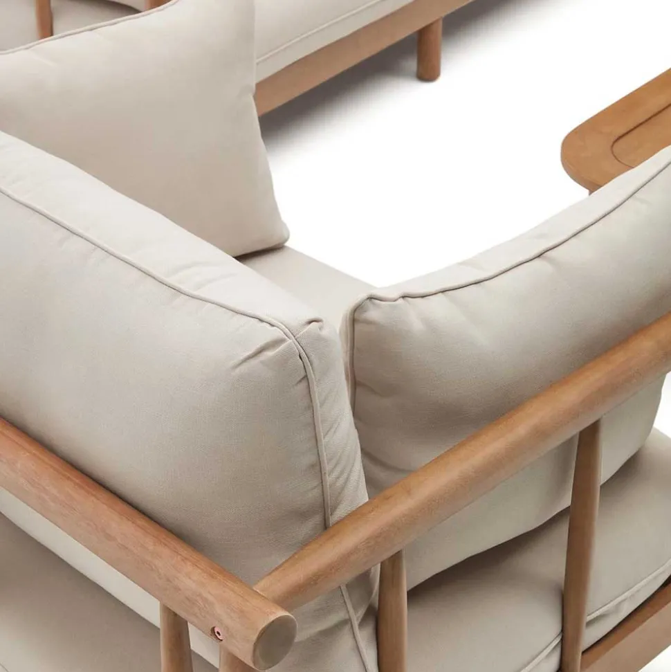 Garten Lounge Sitzgruppe Set - Perconia (vierteilig)