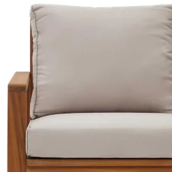 Garten Lounge Sitzgruppe aus Massivholz - Lititia (vierteilig)