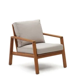 Garten Lounge Sitzgruppe aus Massivholz - Lititia (vierteilig)