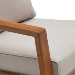 Garten Lounge Sitzgruppe aus Massivholz - Lititia (vierteilig)