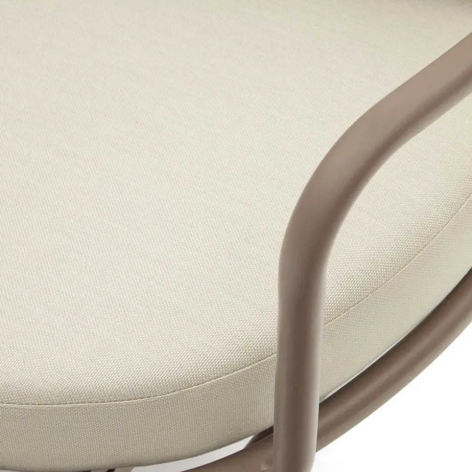 Garten Lounge-Sessel in Flieder aus Metall - Azalao