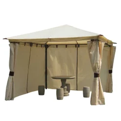 Garten Pavillon Paolo mit Seitenteilen