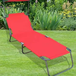 Garten Relaxliege - klappbar mit Dach - Vorena