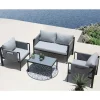Garten Sofa & Sessel & Sofatisch - Seymean (vierteilig)