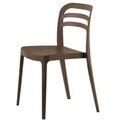 Garten Stapelstuhl in Taupe - Stanford (4er Set)